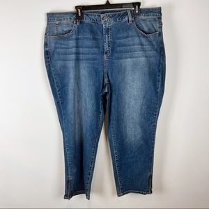 NEW Talbots Jean Heritage Crop size 22W